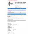 thumbnail image 2 of Front Left Inner Axle Shaft - Compatible with 1999 - 2012 Chevy Silverado 1500 4WD 2000 2001 2002 2003 2004 2005 2006 2007 2008 2009 2010 2011, 2 of 2