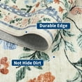 thumbnail image 4 of Garvee 5'x7' Living Room Rug Floral Print Area Rug, Washable Vintage Rug Low Pile Farmhouse Carpet Stain Resistant Indoor Rugs for Dining Room Bedroom Nursery, Green, 4 of 10