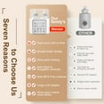 thumbnail image 4 of Reichtum Baby Bottle Warmer, 9-in-1 Portable Bottle Warmer with LCD Display, Double Bottles Fast Milk Warmer, White, 4 of 9