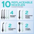 thumbnail image 3 of 2 Pcs COSLUS Cordless Teeth Flosser Portable Rechargeable Oral Irrigator Tooth Flosser Electric Oral Irrigator For Travel, 3 of 6