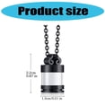 thumbnail image 5 of Elegant Pet Locket Necklace for Women Man Clear Locket for Ashes/Hair, 5 of 9