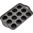 thumbnail image 3 of Paquete de 2 moldes para mini tartas de queso de 12 cavidades con fondo extraíble, 3 of 8