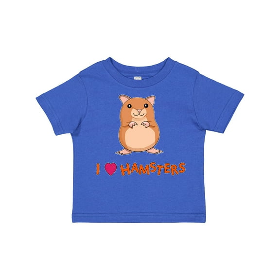 Inktastic I Love Hamsters Boys or Girls Toddler T-Shirt