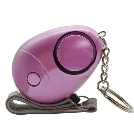 Personal Alarm 120-130dB Safe Sound Emergency Self-Defense Security Alarm Keychain LED Flashlight for Women Girls Kids Elderly Explorer, Purple, 1 (Best Led Keychain Light)