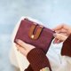thumbnail image 3 of BEMS-1 Uds. Cartera pequeña de cuero plegable para mujer, Mini monedero con cremallera, 3 of 5