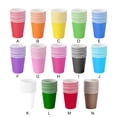 thumbnail image 2 of Bearachild 50 unids/set exquisitos vasos de papel artesanales ingredientes seguros durabilidad estimulación Color vasos de papel para fiestas Mostrada blanco, 2 of 6