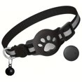 thumbnail image 1 of Methold Localizador GPS para gatos, sistema dual, resistente al agua, larga duración de la batería, compatible con perros y gatos. Suministros para gatos Reflectantes + Negros Sistema dual, 1 of 6