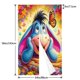 thumbnail image 4 of Cortina de puerta de Eeyore para entrada, cortina opaca con estampado de patrón, cortina divisoria de ambientes, tapiz para decoración del hogar, 34" de ancho x 56" de largo, 4 of 7