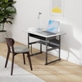 thumbnail image 2 of Pemberly Row Modern / Contemporary Adjustable Height Stainless Steel Desk, 2 of 9