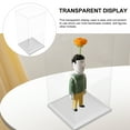 thumbnail image 7 of MRLESS Transparent Acrylic Display Box for Action Figures and Collectibles - Size 30x15cm, 7 of 7