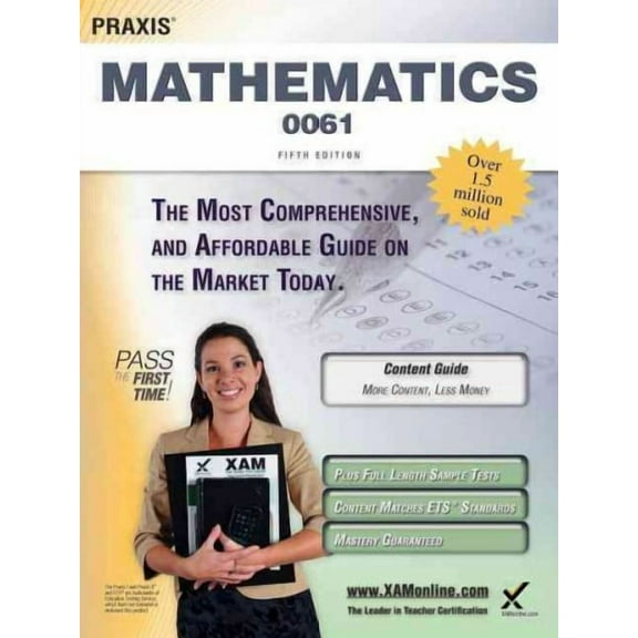 Praxis II Mathematics 0061 Teacher Certification Study Guide Test Prep (Paperback) by Sharon A Wynne