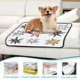 thumbnail image 6 of IAUYY Washable Pee Pads for Dogs Medium+Large Absorbent and Leak-Proof Non-Slip Reusable Puppy Pee Pads for Dogs Applicable to Playpen Potty Crate Black Ink Cartoon, 6 of 7