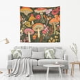 thumbnail image 2 of Yayeee Tapestry Wall Hanging for Bedroom 80 x 60" Home Decoration for Living Room, Colorful Mushroom, 2 of 7