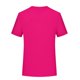 thumbnail image 4 of Camisetas Elvqul de Hombre Rosa Neón Stretch Playa Gym de Color Sólido Manga Corta Cuello Redondo, 4 of 6