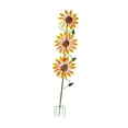 thumbnail image 4 of Carillón de viento con motivo de girasol hecho de , escultura de viento creativa con poste, decoración cálida, turbina de viento de jardín para, 4 of 9