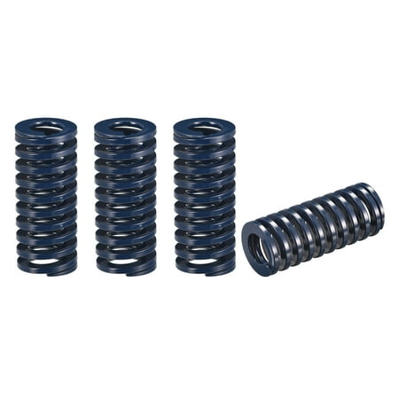 

Die Spring 4 Pack 27mm OD 60mm Long Spiral Stamping Light Load Compression Die Springs Blue