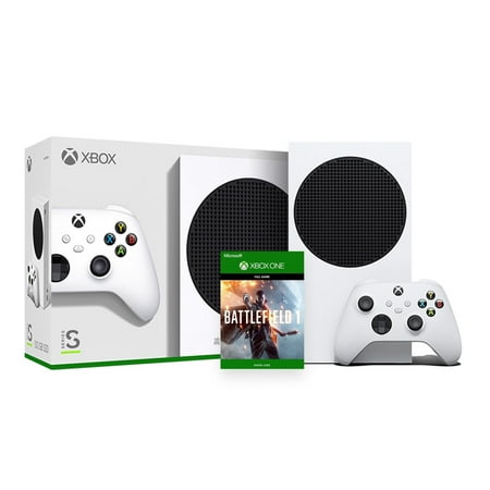 2020 New Xbox 512GB SSD Console Bundle With Battlefield 1 - Robot White