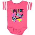 thumbnail image 3 of Inktastic I Love my Aunt- 80s retro style Boys or Girls Baby Bodysuit, 3 of 5