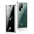 thumbnail image 3 of Anti Peeping Case for Samsung Galaxy S23 Ultra, 360 Degree Front and Back Privacy Tempered Glass Cover, Anti SPY Screen, Anti Peep Magnetic Adsorption Metal Bumper for S23 Ultra, Silver, 3 of 9