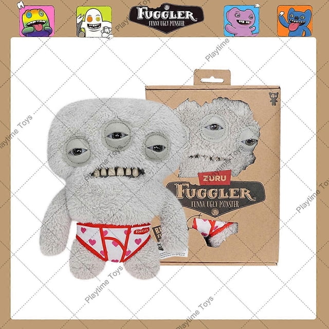 Original Ugly Teeth Monsters Plush Toys Wide Eyed Monsters Family On Vacation in Underwear Plush Hot Gifts For Kids