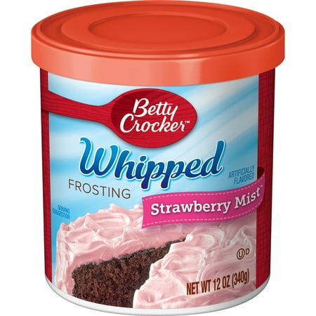 Whipped Buttercream Frosting - Betty Crocker Whipped Strawberry Mist Frosting, 12 oz
