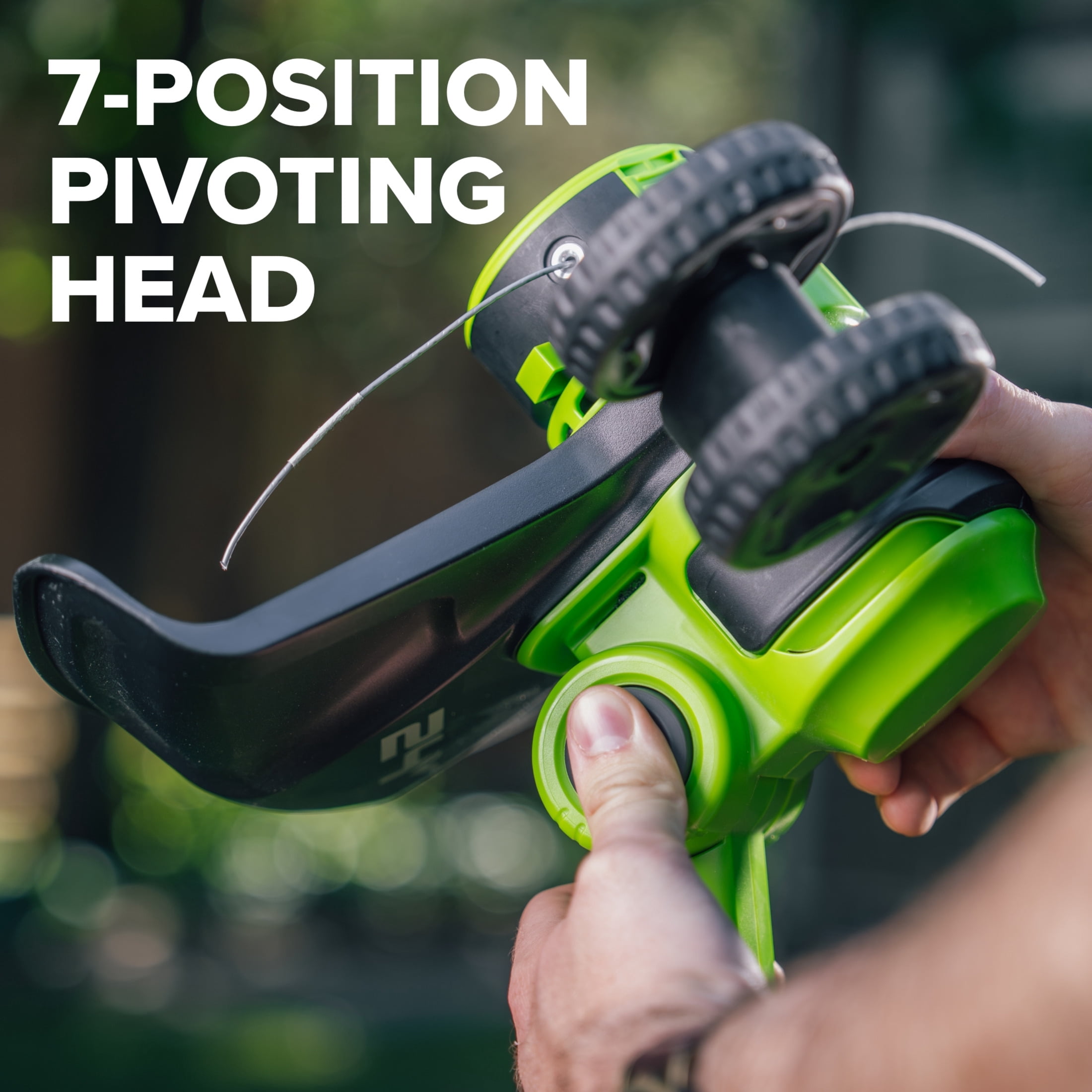 Greenworks PowerAll 24V Brushless 12" String Trimmer, with 3.0 Ah USB-C Battery, 30W USB-C Charger and Cable, ST1222A1
