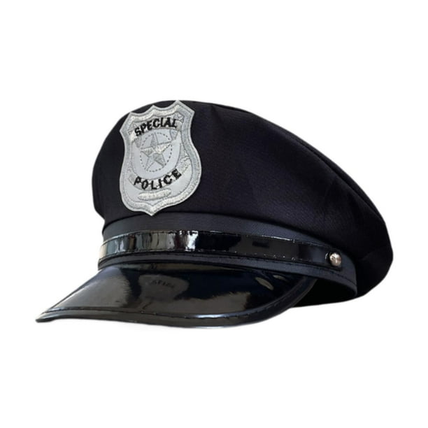 Gorro de policía para niños,Sombrero de policía para niños,juguete novedoso de policía,accesorio para fiesta,Sombrero de oficial para niños,decoración y regalos de disfraces,Sombrero de