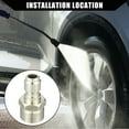 thumbnail image 2 of Acoplador de Lavadora a Presión Adaptador Universal para Pistola de Lavado de Autos Acero Inoxidable M22 x 1.5, 2 of 7