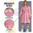 thumbnail image 1 of Stranger Things Tween Classic Pink Dress Eleven Costume, 1 of 5
