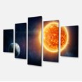 thumbnail image 2 of Planet Earth and Sun - Landscape Canvas Art Print, 2 of 3