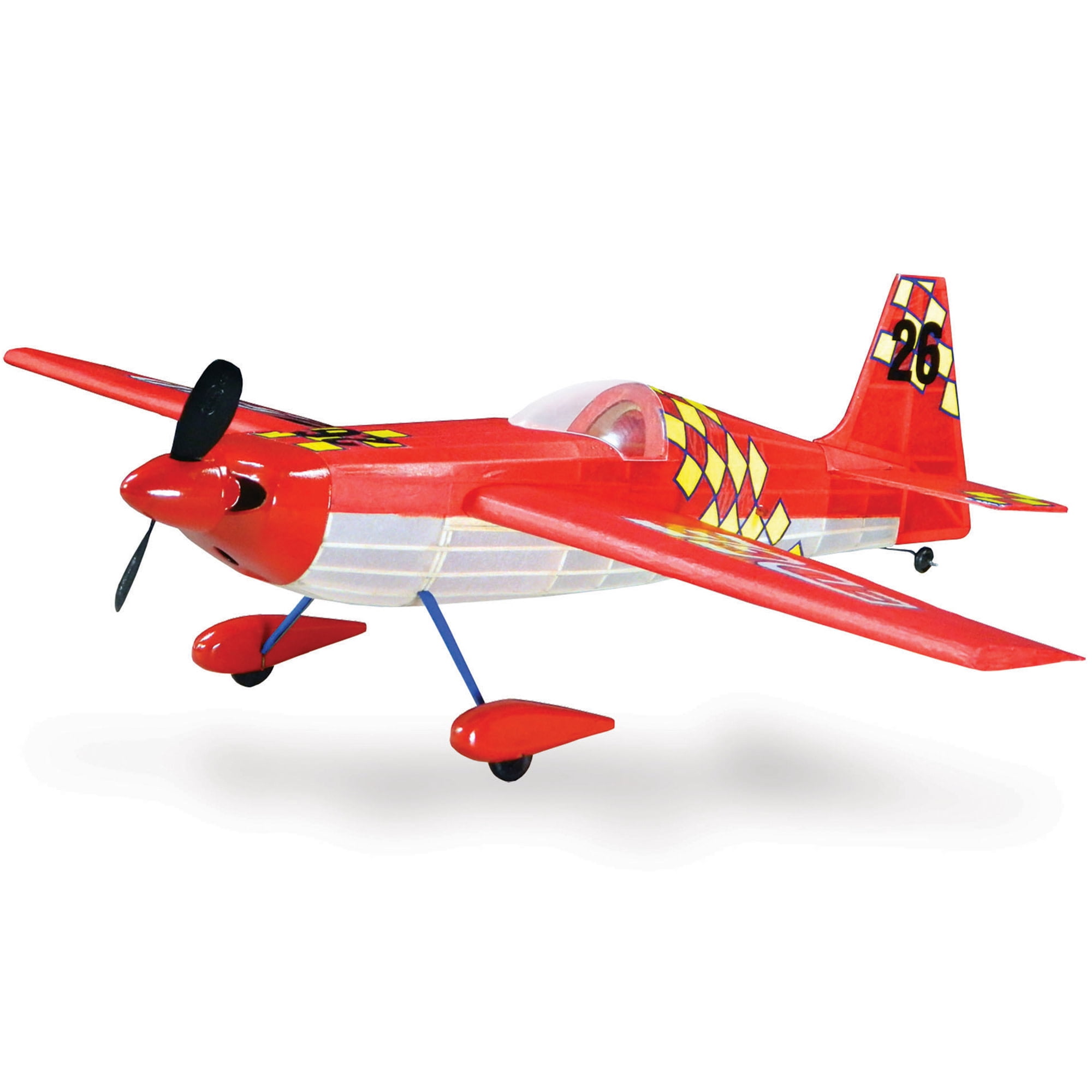 Guillow's: Flying Model Kit - Edge 540 - 20" Wingspan, Classic Balsa Wood, DIY Build-By-Number Plane Building, Laser-Cut Parts, Hobby Collectible, 703