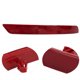 thumbnail image 3 of 9670338080, Reflector Del Parachoques Trasero Derecho Reflector Trasero Del Lado Del Pasajero Fácil De Instalar Lente Roja Resistente A Altas Temperaturas Para Automóvil, 3 of 7