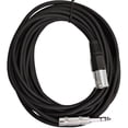thumbnail image 2 of Seismic Audio  - 6 Pk of Black 25 Ft XLR Male to 1/4" TRS Patch Cable Snake Cords Black - SATRXL-M25Black-6Pack, 2 of 4