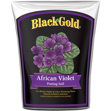 Black Gold 1410502 8 QT P 8 Quart African Violet Potting