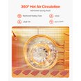 thumbnail image 2 of VEVOR Food Dehydrator Machine, 8 Stainless Steel Trays, 400W Electric Food Dryer with Adjustable Temperature & 24-Hour Timer, Freeze Dryer for Jerky, Meat, Fruit, Vegetables, Herbs, Dog Treats, 2 of 9