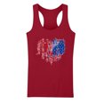 thumbnail image 5 of Cuello redondo para mujer Día de la Independencia Impresión Sin mangas Casual Chaleco suelto Tops Fridja  gh154, 5 of 5