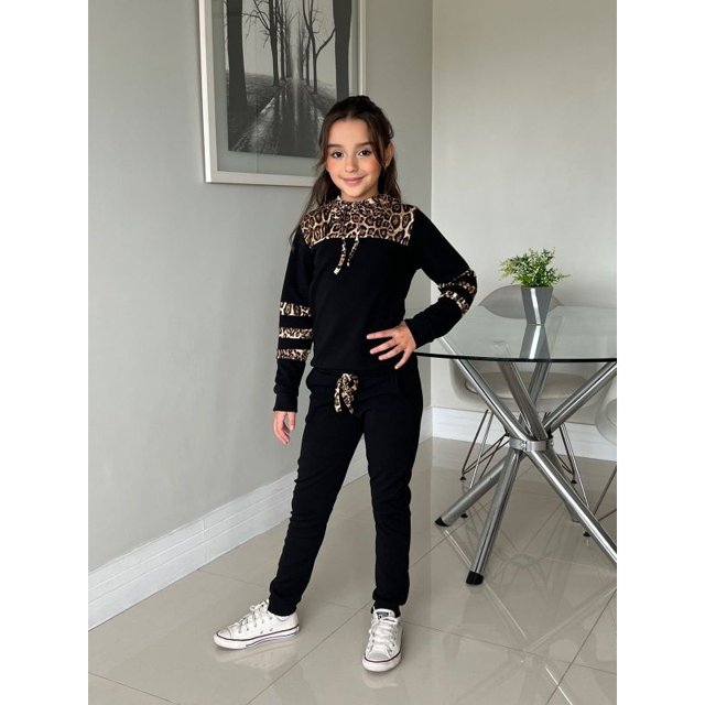 conjunto sudadera mujer abrigo invierno (4 a 12) punto crepe Deng Xun unisex