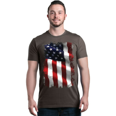 Shop4Ever Men's Patriotic American Flag 4th of July USA Graphic