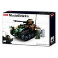 thumbnail image 1 of Texas Toy Distribution 750 Model Bricks 2-in-1 Wiesel Armored Weapons Carrier Building Brick Kit, 245 Piece, 1 of 1