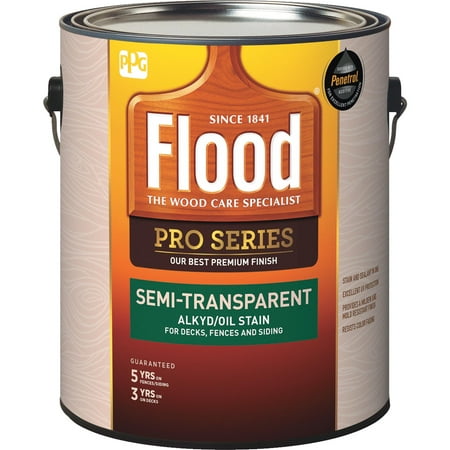 Flood Pro Series Alkyd/Oil Semi-Transparent Deck, Fence and Siding Exterior