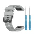 thumbnail image 1 of Correas de repuesto compatibles con Garmin Fenix 7X/Fenix 6X GPS/Fenix 6X PRO Watch correa de silicona 26mm correa de liberación rápida con herramienta, 1 of 8