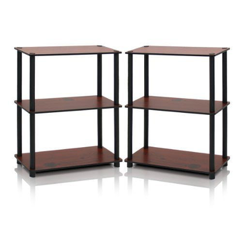 Estante expositor Furinno Turn-N-Tube de 3 niveles compacto x2