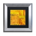 thumbnail image 3 of Trademark Fine Art "Essence of Yellow 2" Canvas Art by Michelle Calkins, Black Matte, Silver Frame, 3 of 4