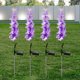 thumbnail image 4 of 4 Uds Delphinium luces solares de jardín IP65 impermeable al aire libre Solar Delphinium luz LED para decoración de Patio y regalo para la madre, 4 of 6