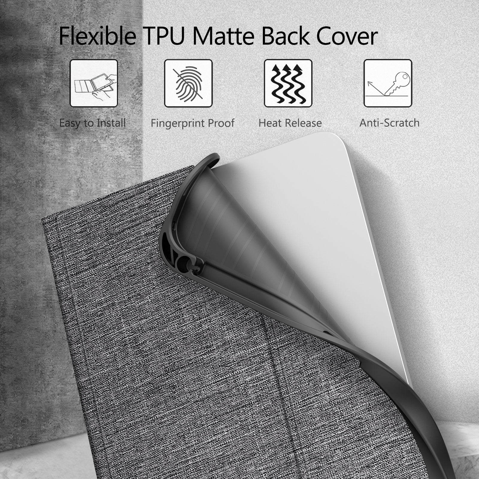 Fintie Keyboard Case for iPad 10th Generation 10.9 Inch Tablet (2022 Release) with Pencil Holder, Gray
