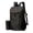 Black, variant on FUZHIQ Lightweight Travel Backpack for Men Women with Detachable Water Bottle Holder Multi Compartment Outdoor Hiking Daypack for Camping Trips, Grey