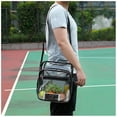 thumbnail image 5 of Bolso transparente de PVC, bolso cruzado portátil de viaje JM, 5 of 5