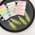 thumbnail image 3 of Jnismy Hair Clips 4Pcs - Bright Color Seamless Ultra-light Non-slip Decorative Acrylic Bangs Clips Ornament for Women, 3 of 7