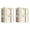 B, variant on lanema 4 Pieces Sturdy Canvas Fabric Storage Bins Featuring Viewable Panels