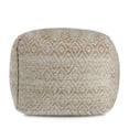 thumbnail image 2 of Anji Mountain Cube Geometric Woven Pouf, 2 of 2